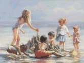 Дети Пляж